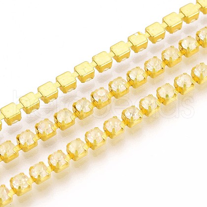 Iron Rhinestone Cup Chains CH-T006-05A-10-1