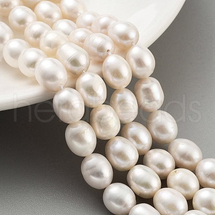 Natural Cultured Freshwater Pearl Beads Strands PEAR-P062-13E-1