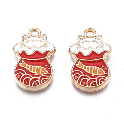 Alloy Enamel Pendants PALLOY-N160-023-1
