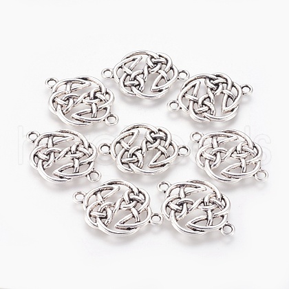 Tibetan Style Alloy Links connectors TIBE-S299-035AS-NR-1