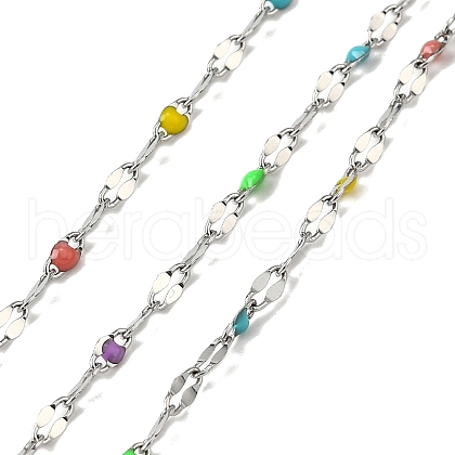 304 Stainless Steel Dapped Chains CHS-H036-01P-02-1
