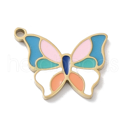 Ion Plating(IP) 304 Stainless Steel Pendants STAS-P339-14G-01-1
