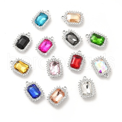 Alloy Glass Pendants ALRI-C007-06P-1