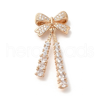 Rack Plating Brass Micro Pave Cubic Zirconia Pandants KK-S399-06A-1