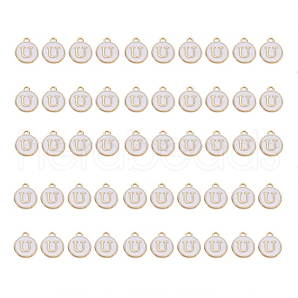 Golden Plated Alloy Charms ENAM-SZ0001-25A-U-1