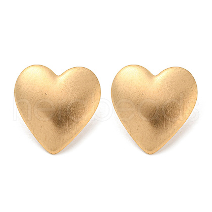 Light Gold 304 Stainless Steel Stud Earrings EJEW-K257-03A-KCG-1