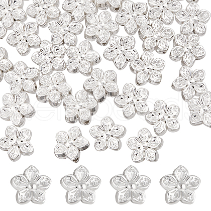Beebeecraft 50Pcs Alloy Beads FIND-BBC0003-61-1