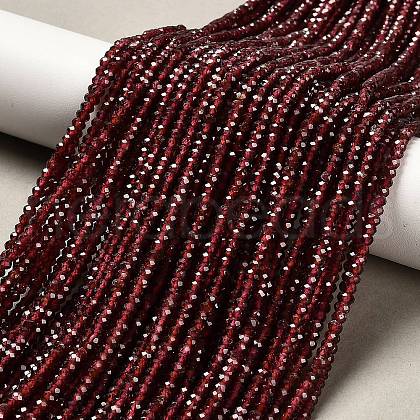 Natural Garnet Beads Strands G-RM2025-04B-1