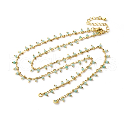 Brass Cable Chain Necklace Making KK-K337-12G-11-1