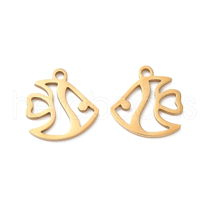 201 Stainless Steel Pendants STAS-I199-D01-G-1
