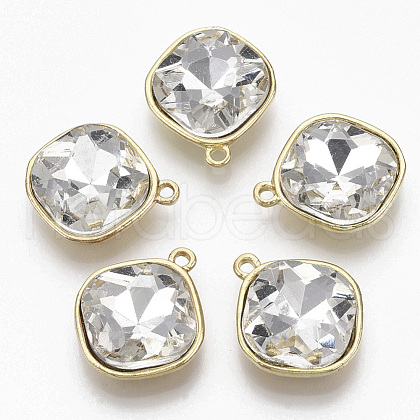 Golden Plated Alloy Pendants X-PALLOY-N154-03E-1