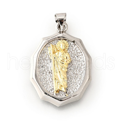 Brass Pendants KK-G529-07C-GP-1
