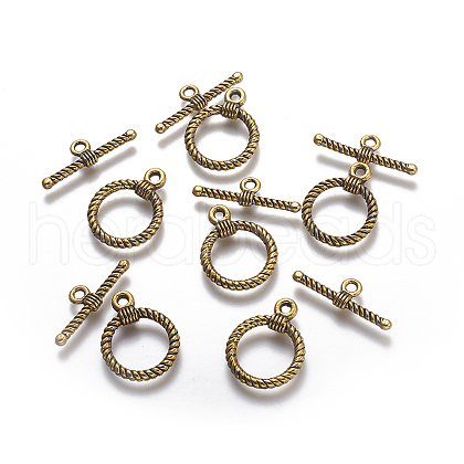Alloy Toggle Clasps X1-PALLOY-F178-01AG-1