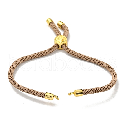 Nylon Cords Bracelet Makings Fit for Connector Charms AJEW-P116-01G-14-1