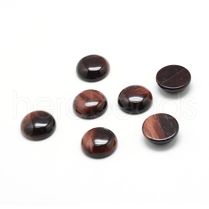 Dyed Natural Tiger Eye Gemstone Cabochons G-T020-16mm-19-1