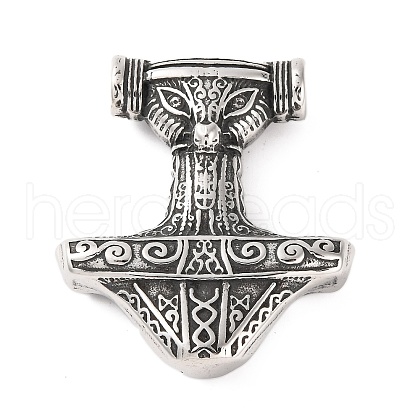 316 Surgical Stainless Steel Pendants STAS-Z073-07AS-1