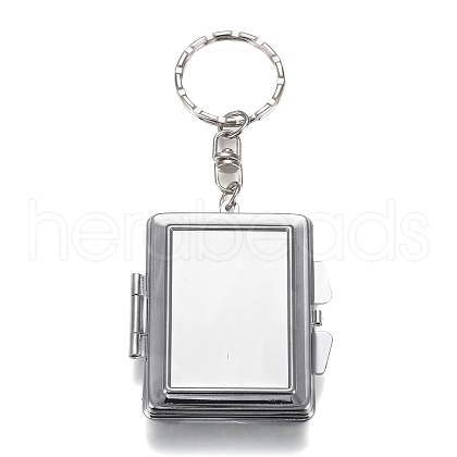 Iron Folding Mirror Keychain KEYC-H110-01P-1