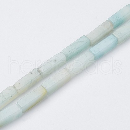 Natural Amazonite Beads Strands X-G-G968-D11-1