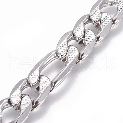 Tarnish Resistant 304 Stainless Steel Figaro Chains CHS-L020-048P-1