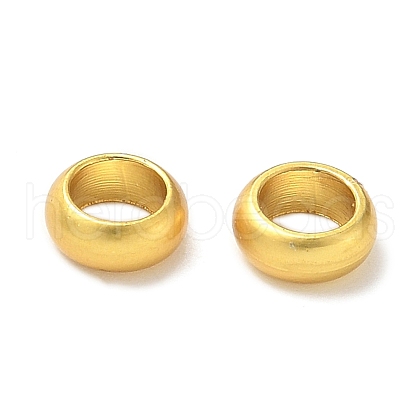 Brass European Beads KK-A254-14G-1