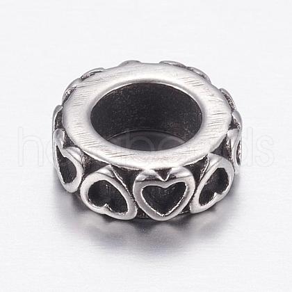 304 Stainless Steel Beads STAS-P173-094AS-1