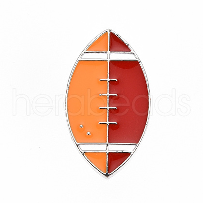Sports Theme Alloy Enamel Brooches JEWB-S011-077-NR-1