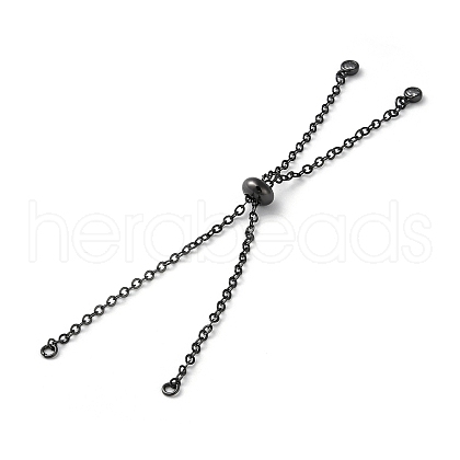 Rack Plating Brass Cable Chain Link Bracelet Making KK-TAC0016-05EB-1
