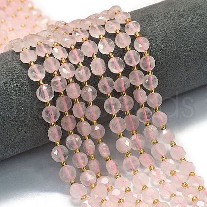 Natural Rose Quartz Beads Strands G-C116-A36-02-1