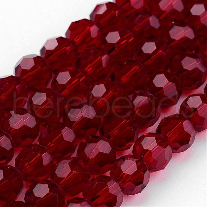 Transparent Glass Bead Strands GLAA-G013-6mm-97-1