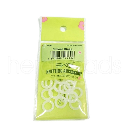 PE Plastic Locking Stitch Marker Rings DIY Knitting Tools Crochet Accessories PW22071308506-1