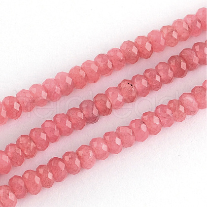 Natural White Jade Bead Strands X-G-R171-2x4mm-06-01-1