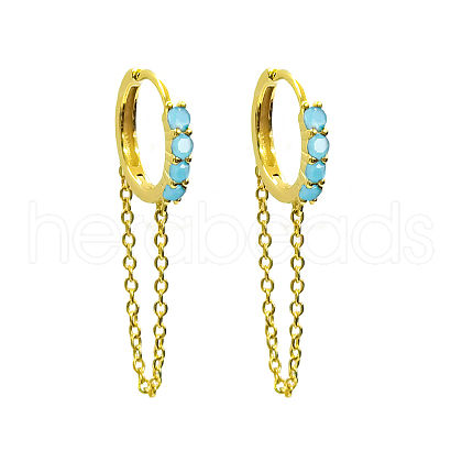 S925 Sterling Silver Circle Hoop Earrings TY5498-7-1