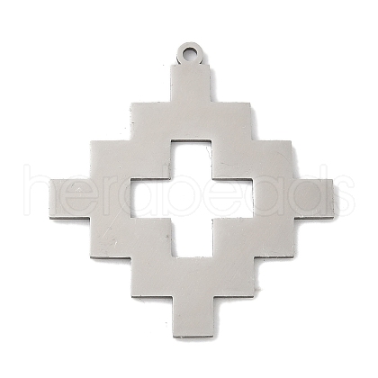 304 Stainless Steel Pendants STAS-S174-24P-1