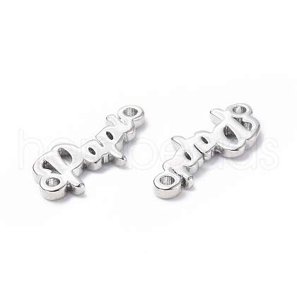 Eco-Friendly Rack Plating Brass Connector Charms KK-F845-06P-1