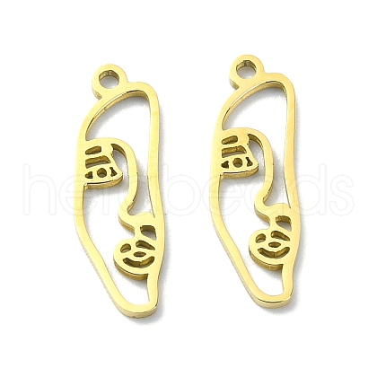201 Stainless Steel Pendants STAS-K269-01E-G-1