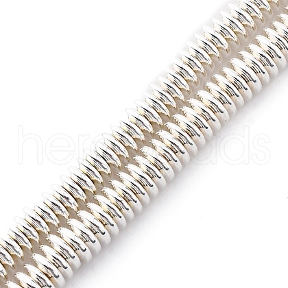 Electroplated Non-magnetic Hematite Beads Strands G-P571-I01-01A-1