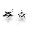 Tibetan Style Alloy Charms TIBE-N013-17AS-2