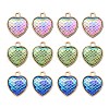 12Pcs 3 Colors Alloy Resin Pendants FIND-YW0003-75-1