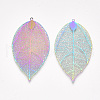 Ion Plating(IP) 304 Stainless Steel Filigree Big Pendants STAS-S108-38-2