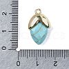 Synthetic Dyed Turquoise Pendants G-U019-03A-07-3