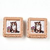 Opaque Resin Decoden Cabochons RESI-N039-130E-1