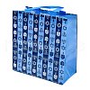 Hanukkah Theme Non-Woven Reusable Folding Gift Bags with Handle ABAG-NH0001-01D-1