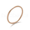 304 Stainless Steel Plain Band Rings STAS-I160-F03-KCG-4