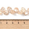 Natural Baroque Keshi Pearl Beads Strands PEAR-B004-07A-01A-5
