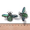 Tibetan Style Alloy Insect Brooches JEWB-A021-03AS-07-3
