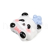 Opaque Panda Resin Cabochons CRES-P037-02B-2
