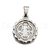 304 Stainless Steel Pendants STAS-B086-10A-P-1