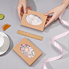 Foldable Creative Kraft Paper Box CON-WH0085-29A-3