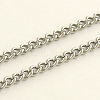 Tarnish Resistant 304 Stainless Steel Curb Chains CHS-Q001-20-100m-1