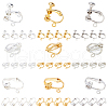 SUNNYCLUE Brass & Iron Clip-on Earring Findings KK-SC0001-92-1